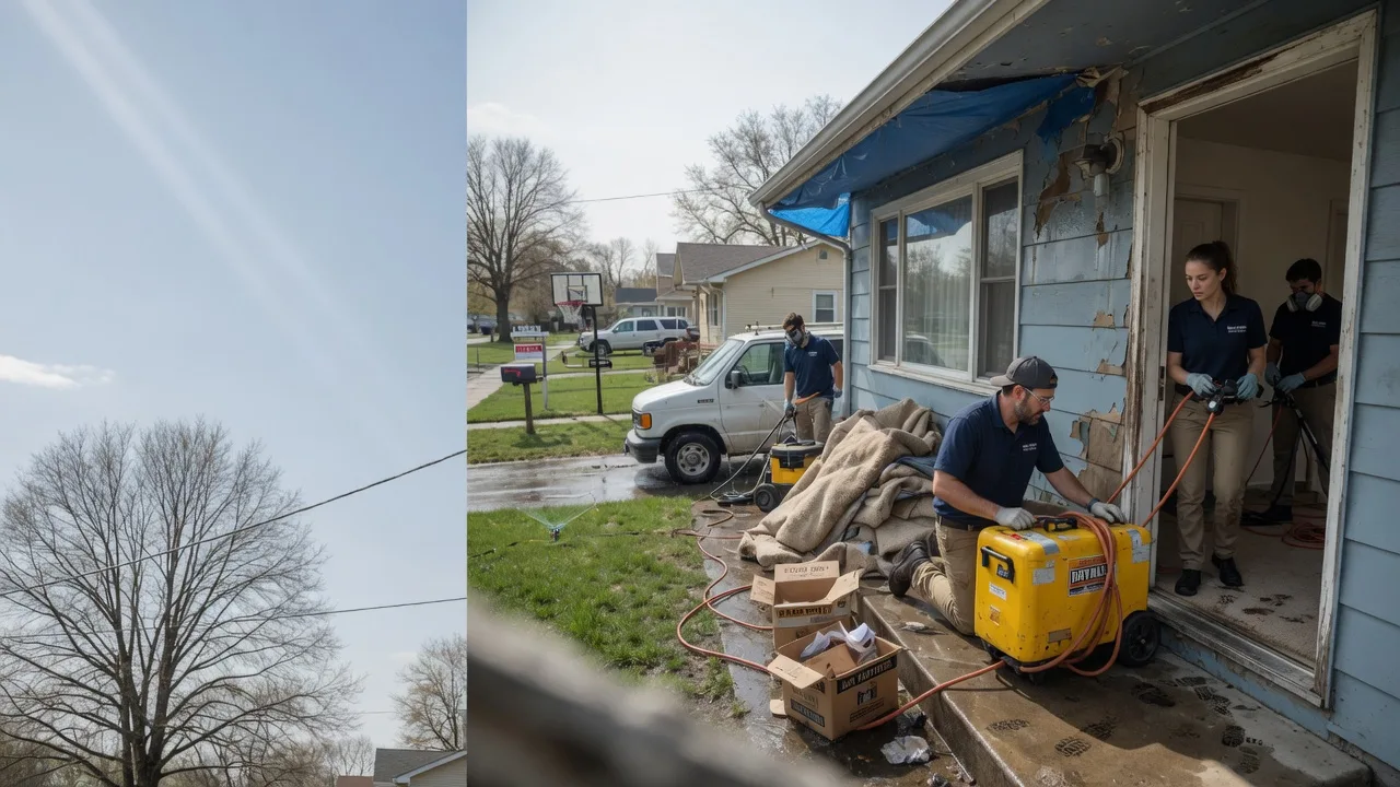 Basement Flood Cleanup in South Bend, NE near me